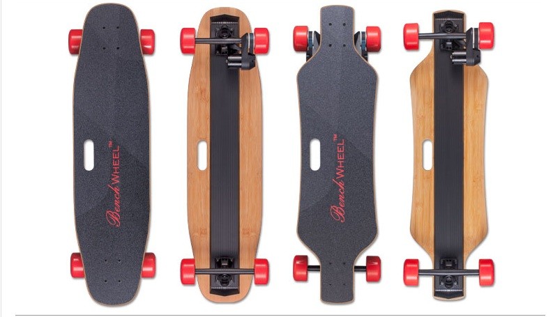 Benchwheel electric skateboard